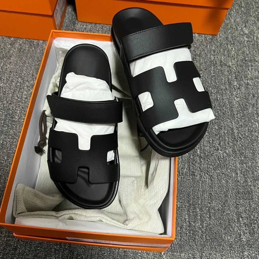 Hermes Chypre Shoes — Leather black spot colorway — USFans Spreadsheet photo