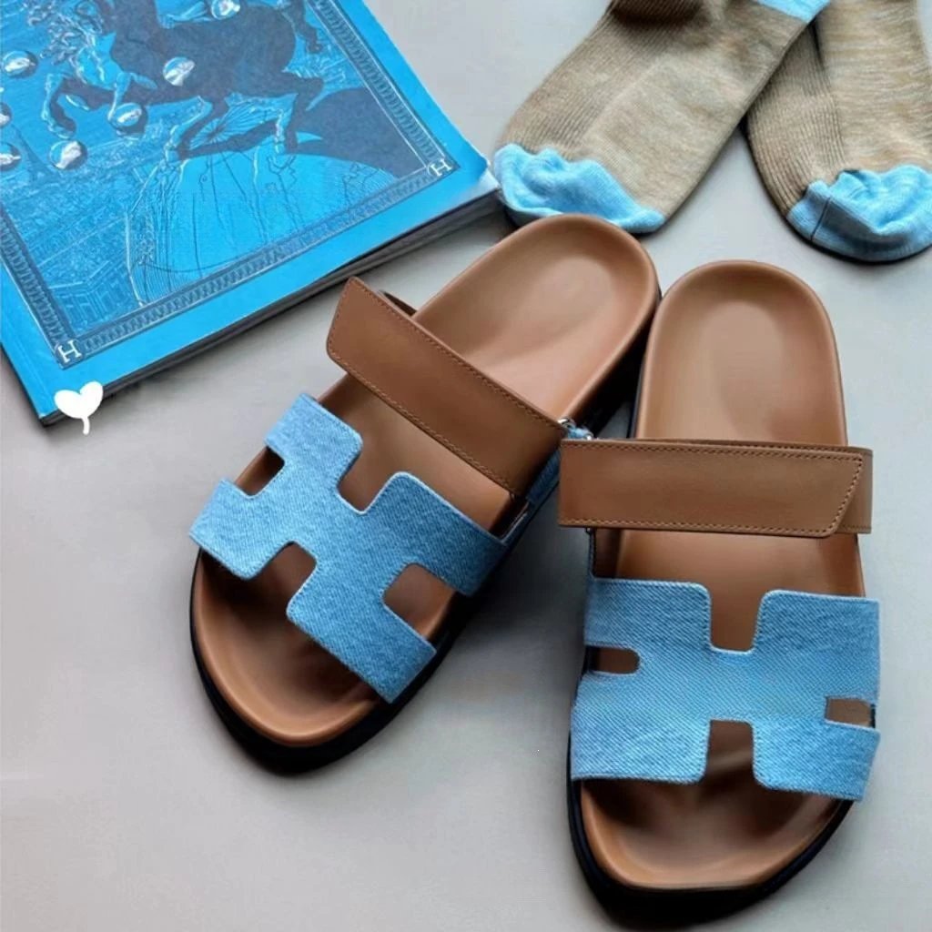 Hermes Chypre Shoes — Denim blue spot colorway — USFans Spreadsheet photo