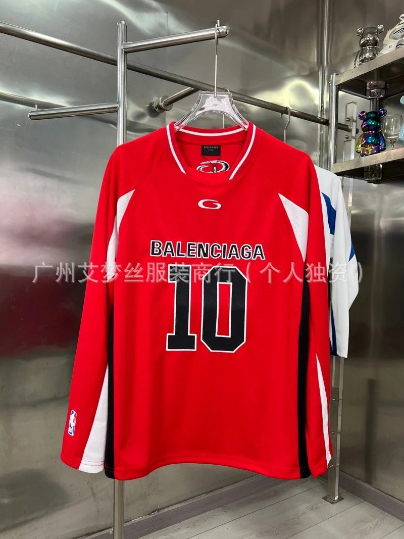 Balenciaga Soccer Long Sleeve — 8251#Red colorway — USFans Spreadsheet photo