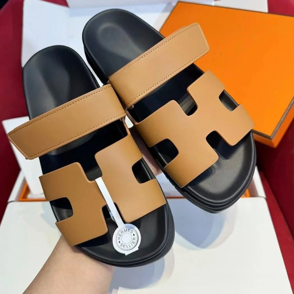Hermes Chypre Shoes — Leather brown spot colorway — USFans Spreadsheet photo