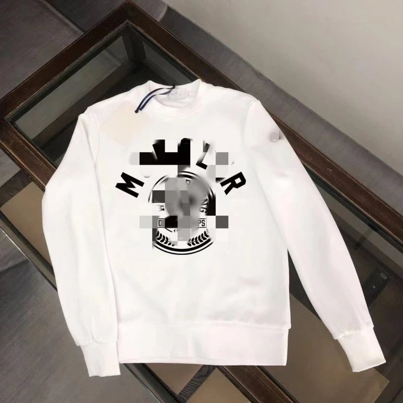 Moncler Hoodie — Mongolian script in white colorway — USFans Spreadsheet photo