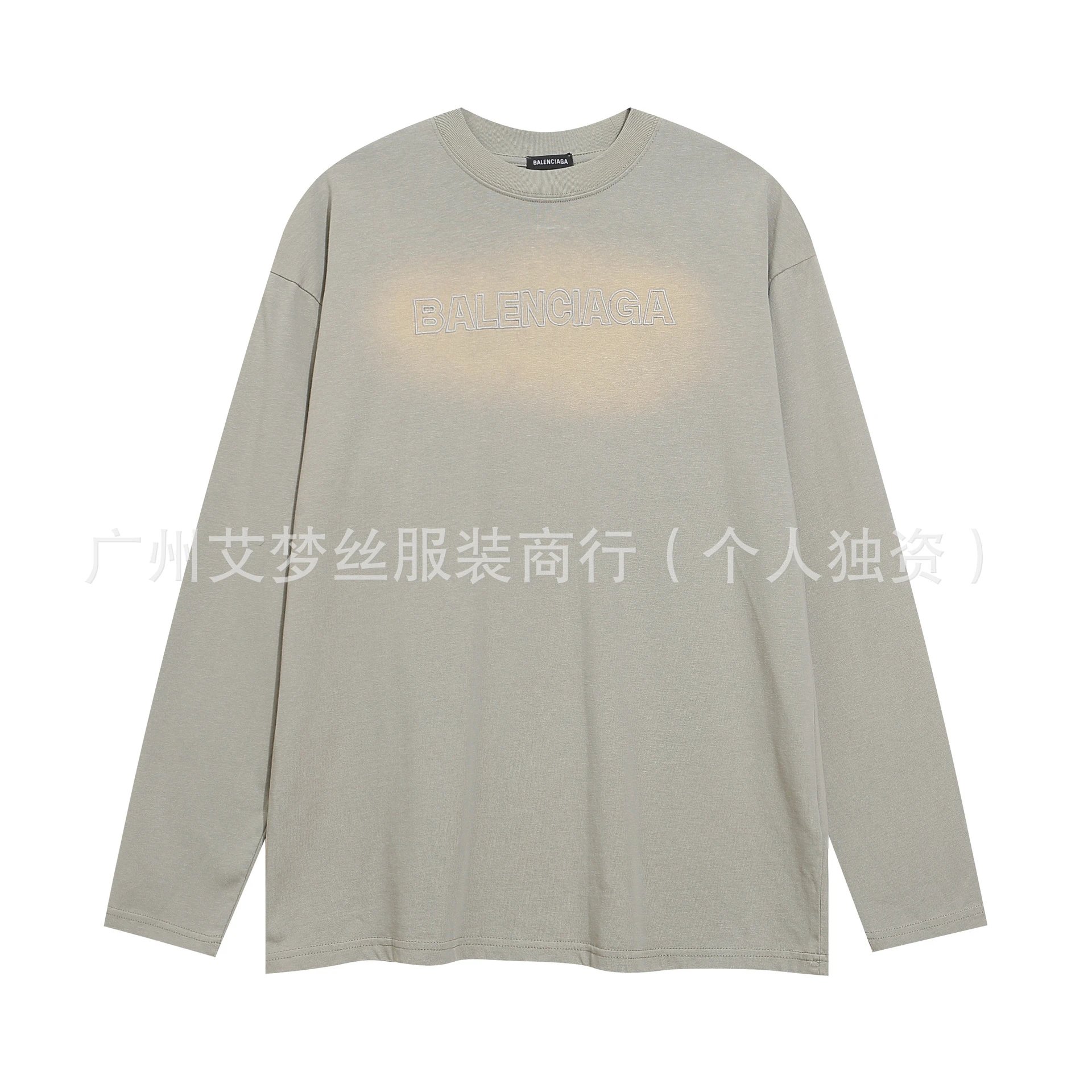 Balenciaga Soccer Long Sleeve — 8213#Gray embroidery colorway — USFans Spreadsheet photo