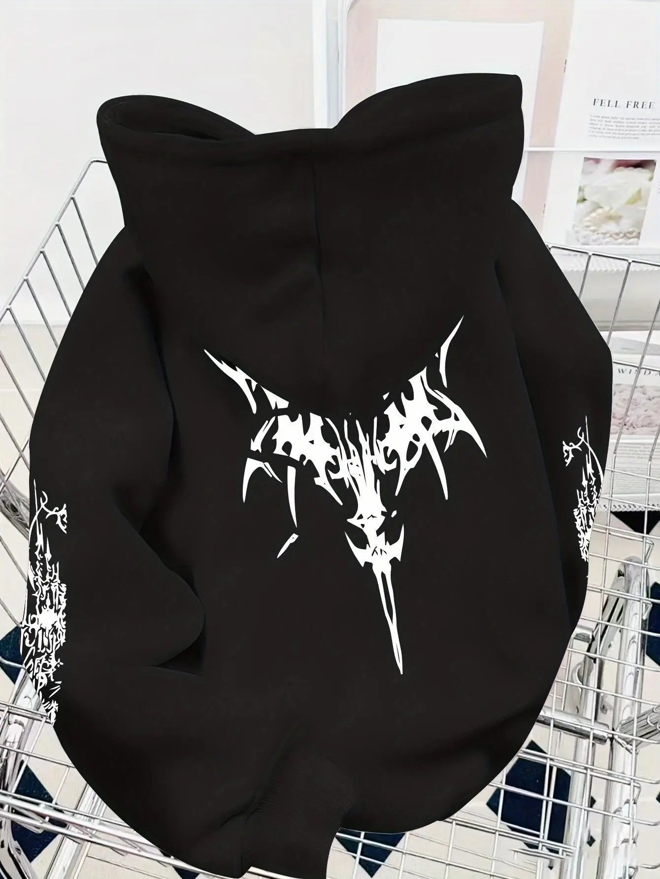 Ken Carson Xman Merch Hoodie — Black colorway — USFans Spreadsheet photo