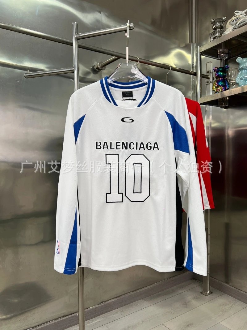 Balenciaga Soccer Long Sleeve — 8251#white colorway — USFans Spreadsheet photo