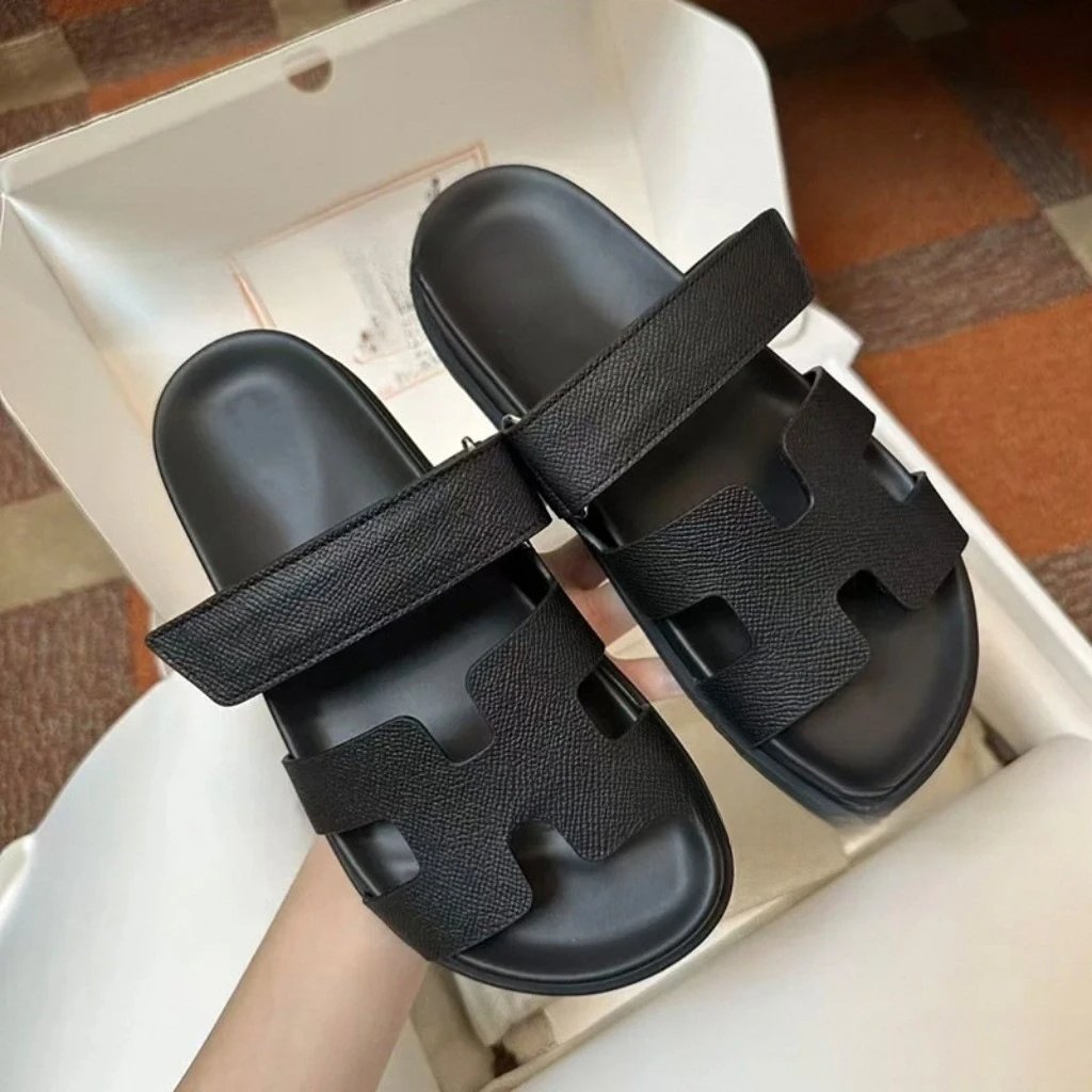 Hermes Chypre Shoes — Palmprint black spot colorway — USFans Spreadsheet photo