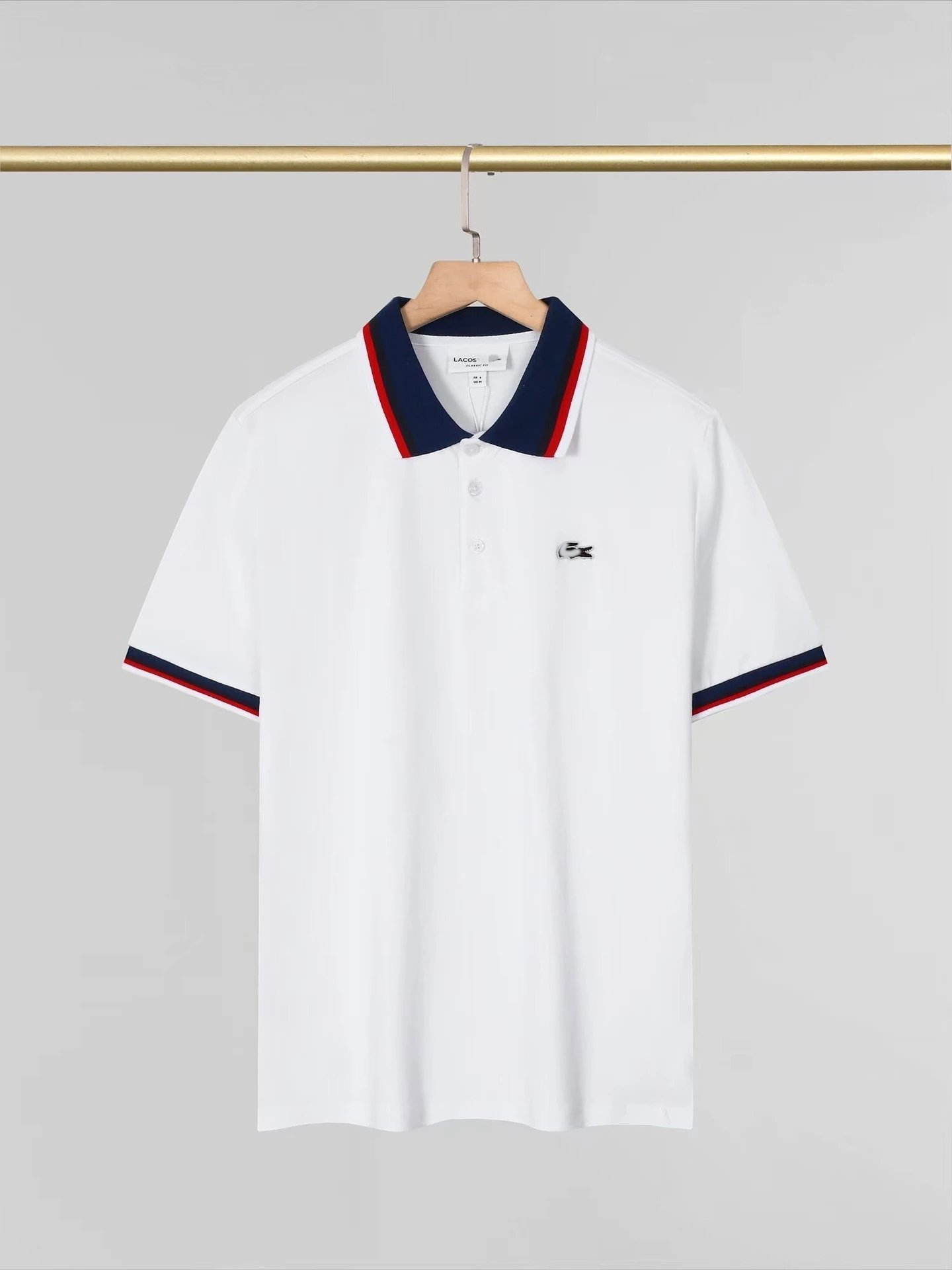 Lacoste Polo — 709 white colorway — USFans Spreadsheet photo