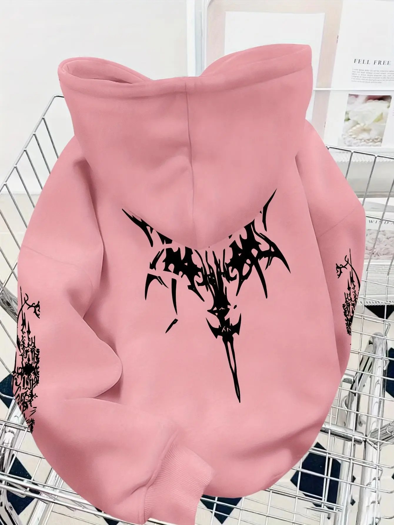 Ken Carson Xman Merch Hoodie — Pink colorway — USFans Spreadsheet photo