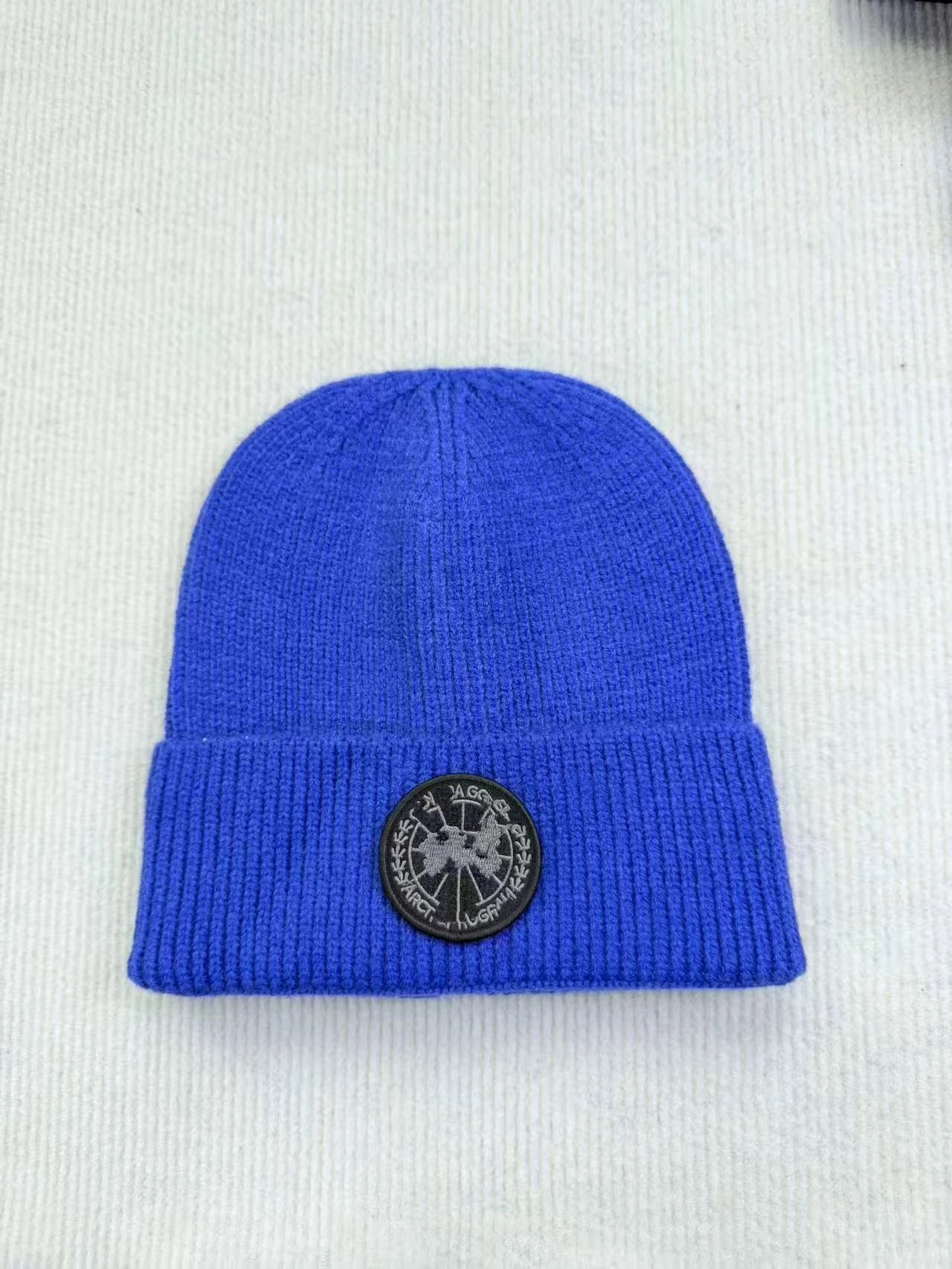 Black Badge Beanie — Black Label Blue colorway — USFans Spreadsheet photo