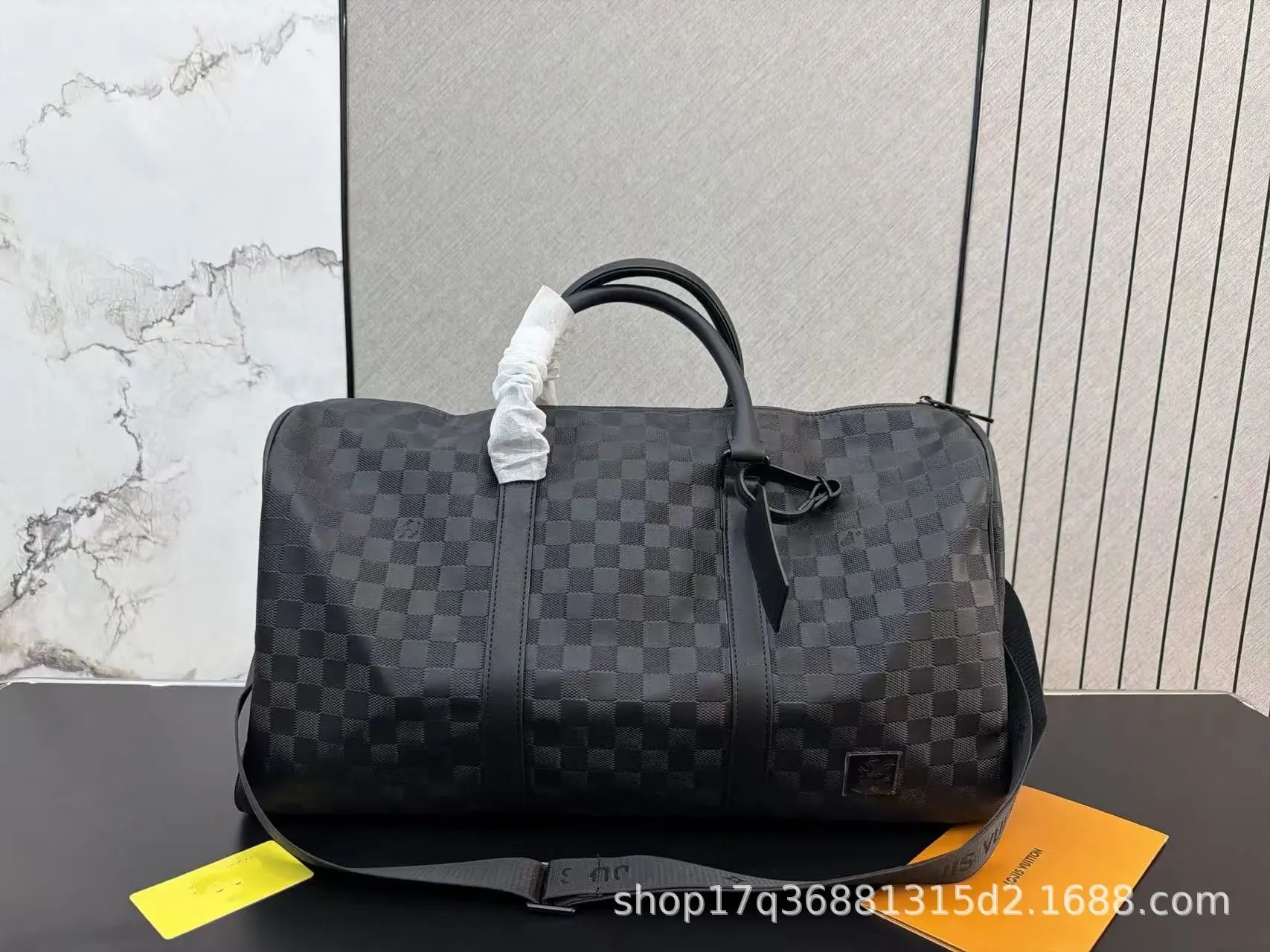 LV Bag x Virgil Abloh — black pressed lattice colorway — USFans Spreadsheet photo