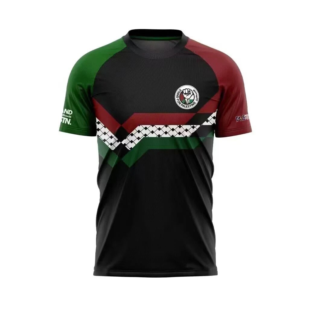 Palestine Jersey — Palestine Retro Black colorway — USFans Spreadsheet photo