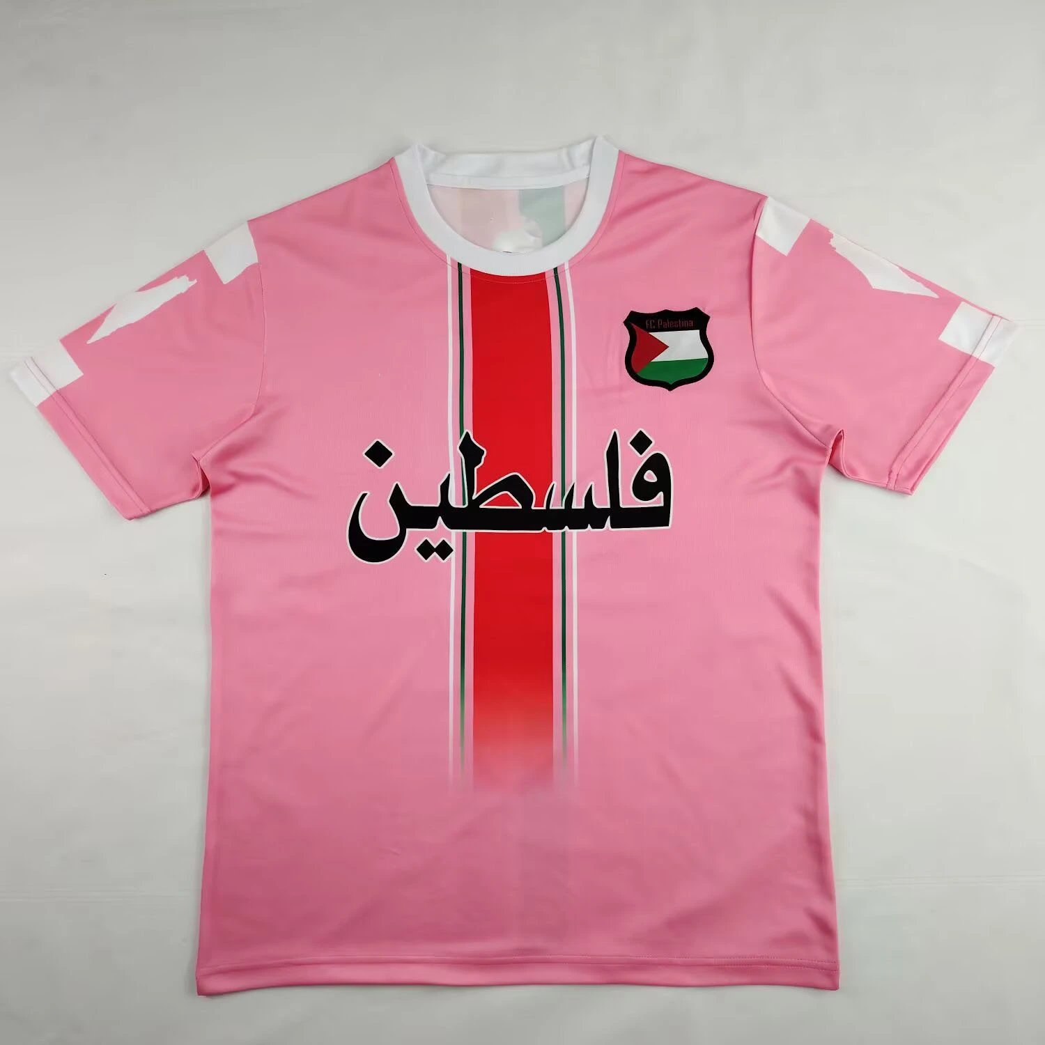 Palestine Jersey — 2425 Pink Palestinian Arabic colorway — USFans Spreadsheet photo