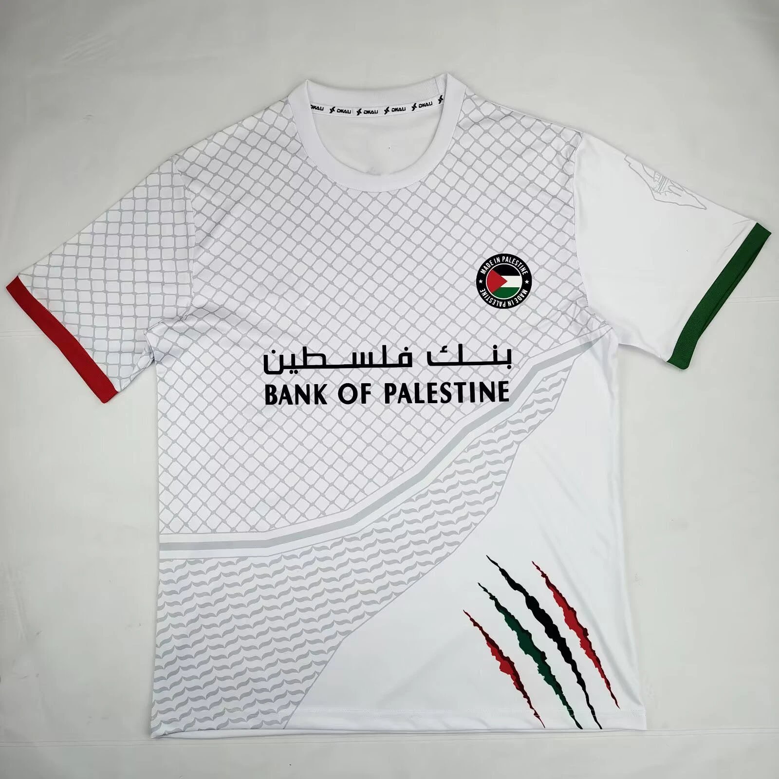 Palestine Jersey — White Flowers in Palestine colorway — USFans Spreadsheet photo