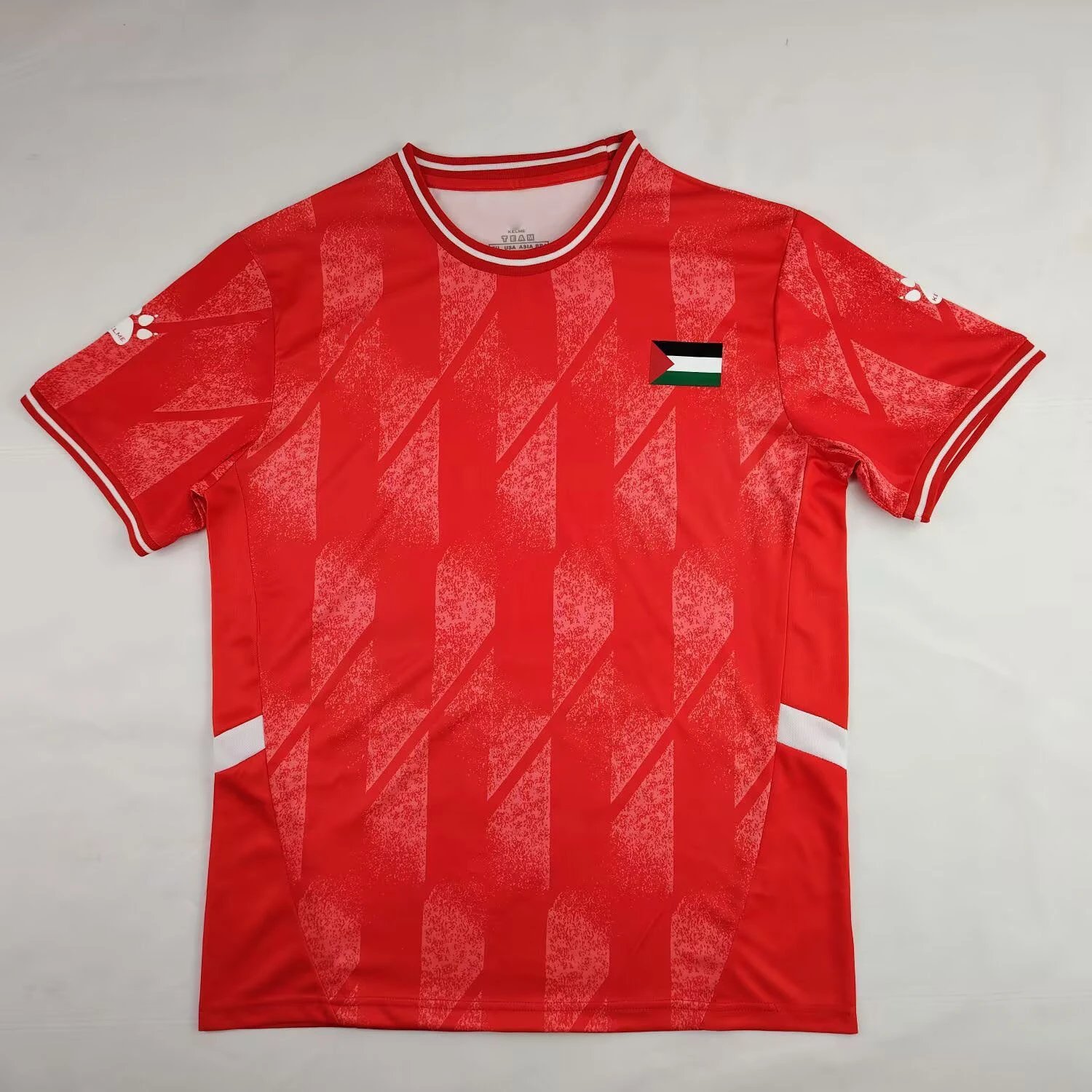 Palestine Jersey — 2425 Palestinian national team home red colorway — USFans Spreadsheet photo