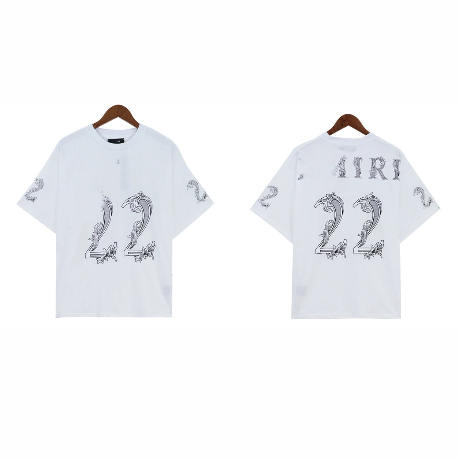 Amiri T-Shirts — 2198 White colorway — USFans Spreadsheet photo