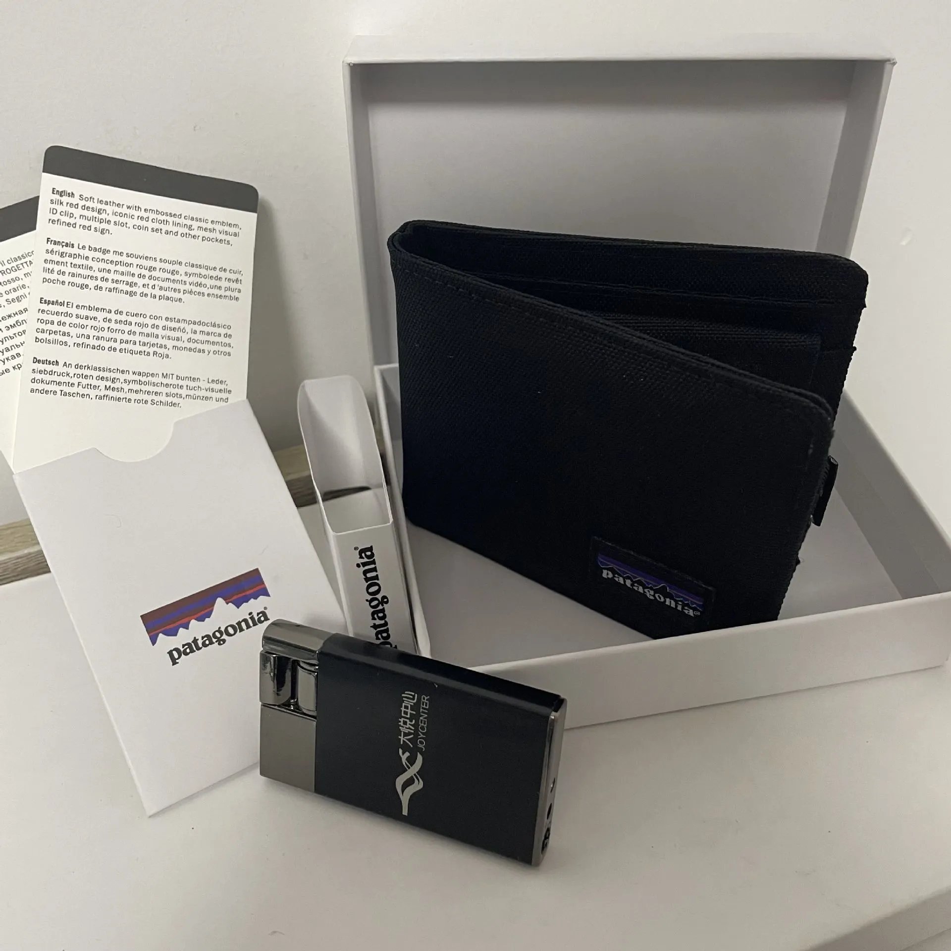 Aape Wallet — pt Black colorway — USFans Spreadsheet photo