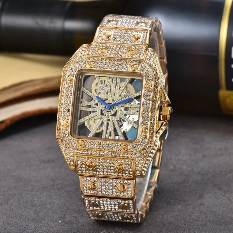 Cartier Santos Skeleton Iced Out — 6 colorway — USFans Spreadsheet photo