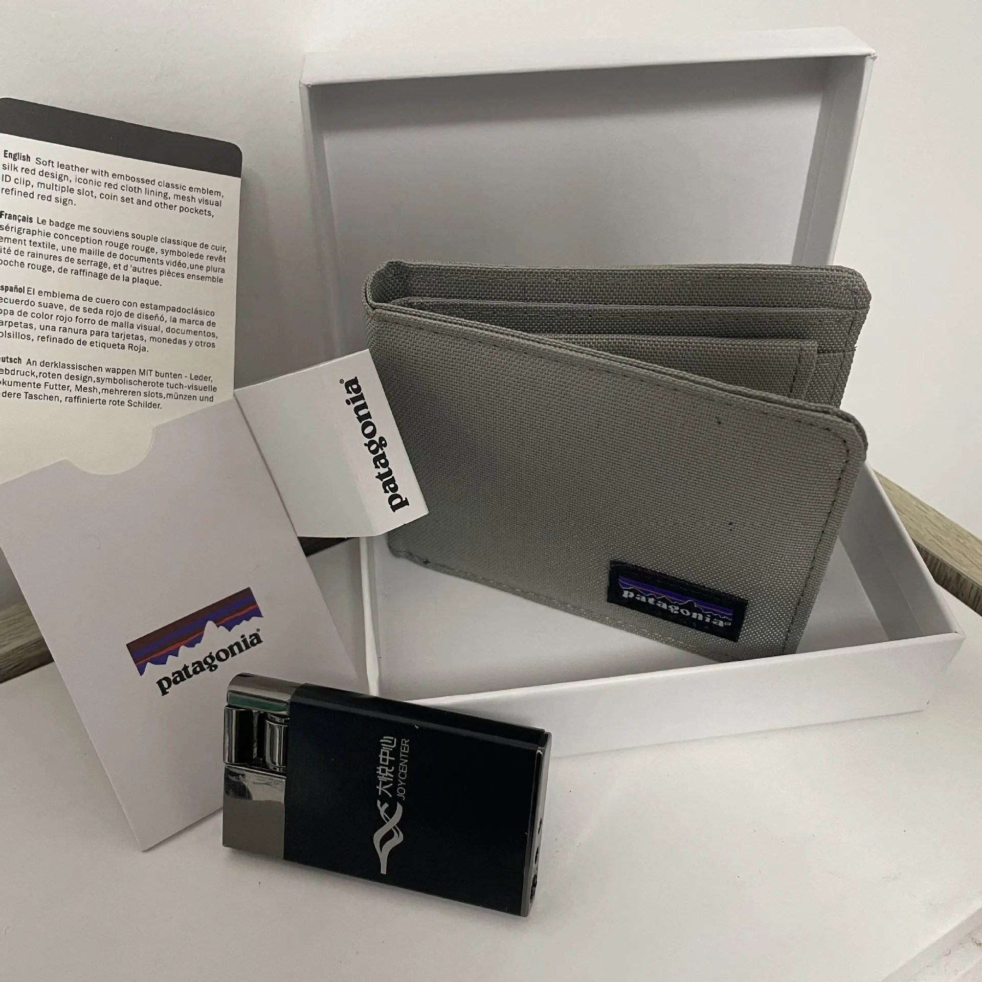 Aape Wallet — pt gray colorway — USFans Spreadsheet photo