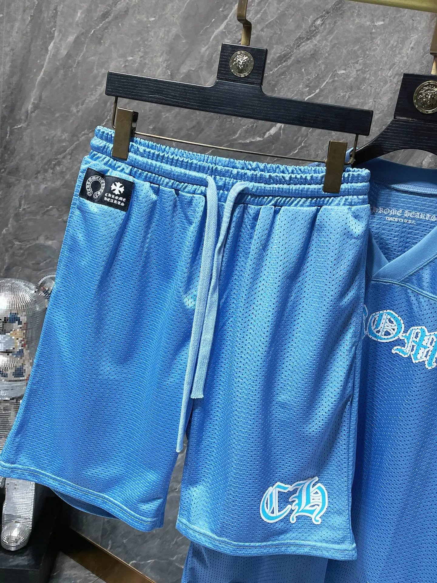 Chrome Hearts Jersey + Pants — Blue shorts colorway — USFans Spreadsheet photo