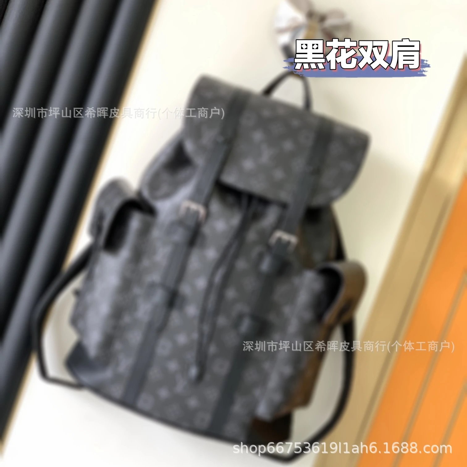 LV Bag — Black flower, double-shoulder colorway — USFans Spreadsheet photo