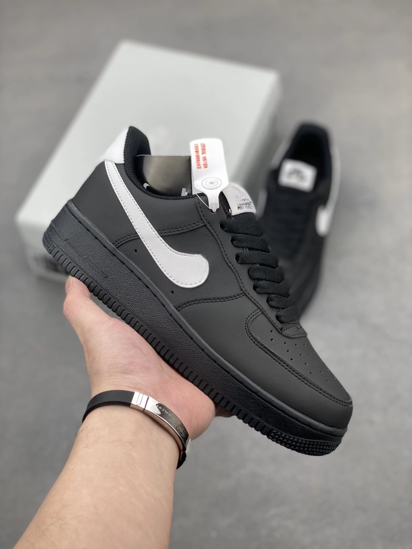 Supreme Air Force 1 Black — Black colorway — USFans Spreadsheet photo