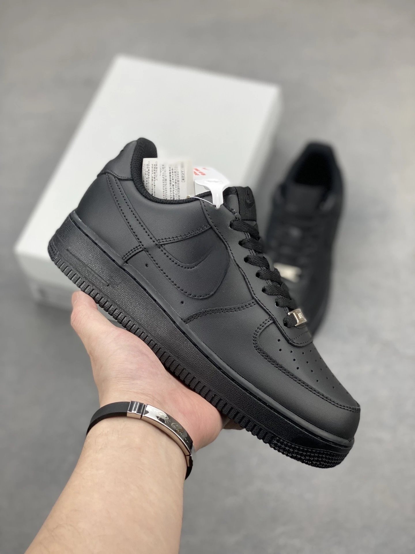 Supreme Air Force 1 Black — Black Warrior colorway — USFans Spreadsheet photo