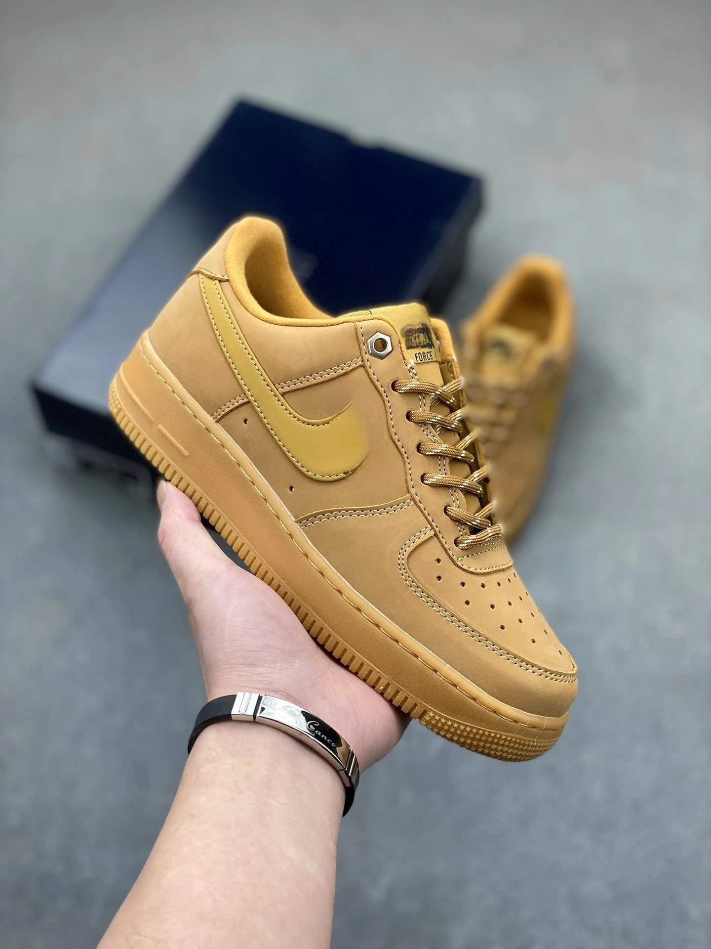 Supreme Air Force 1 Black — Wheat color colorway — USFans Spreadsheet photo