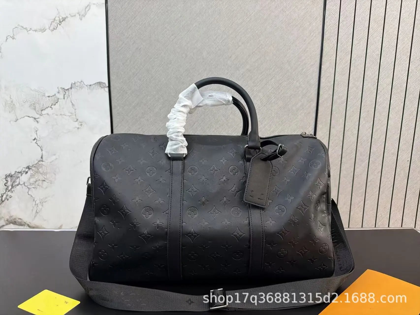 LV Bag x Virgil Abloh — Black embossed pattern colorway — USFans Spreadsheet photo