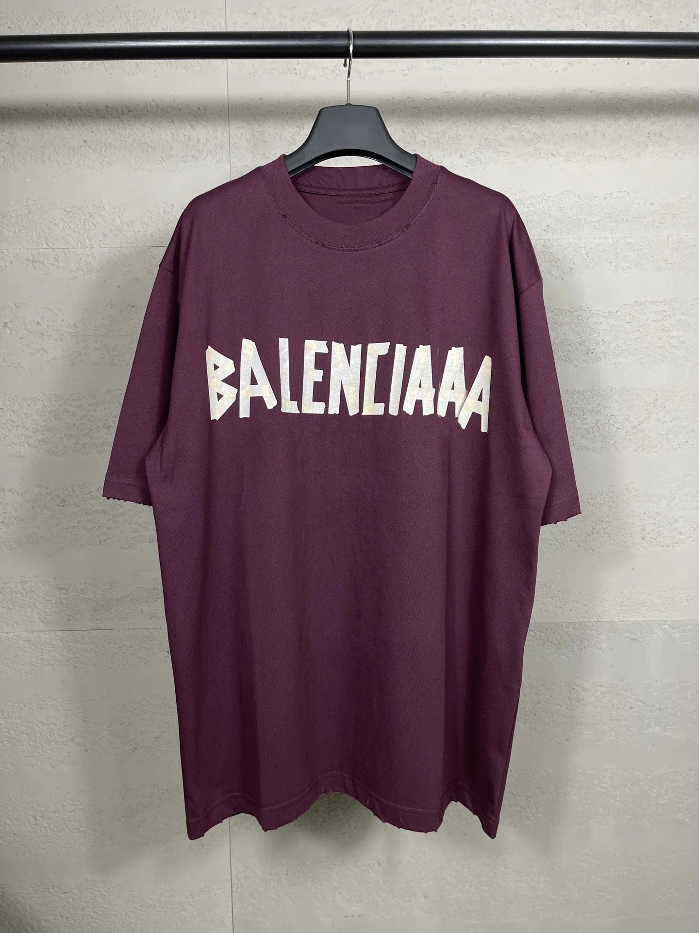 Balenciaga T-Shirts 30+ — Wine red colorway — USFans Spreadsheet photo