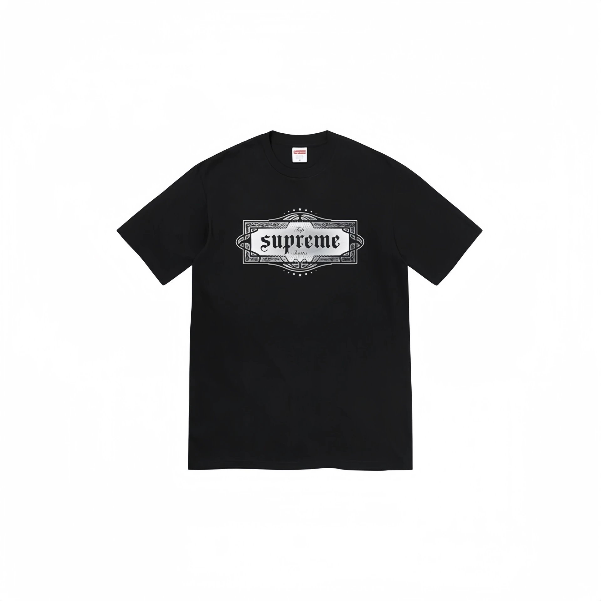 Supreme Burberry Tee — 23 black colorway — USFans Spreadsheet photo