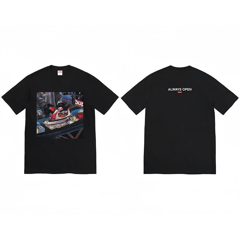 Supreme Burberry Tee — 19 black colorway — USFans Spreadsheet photo