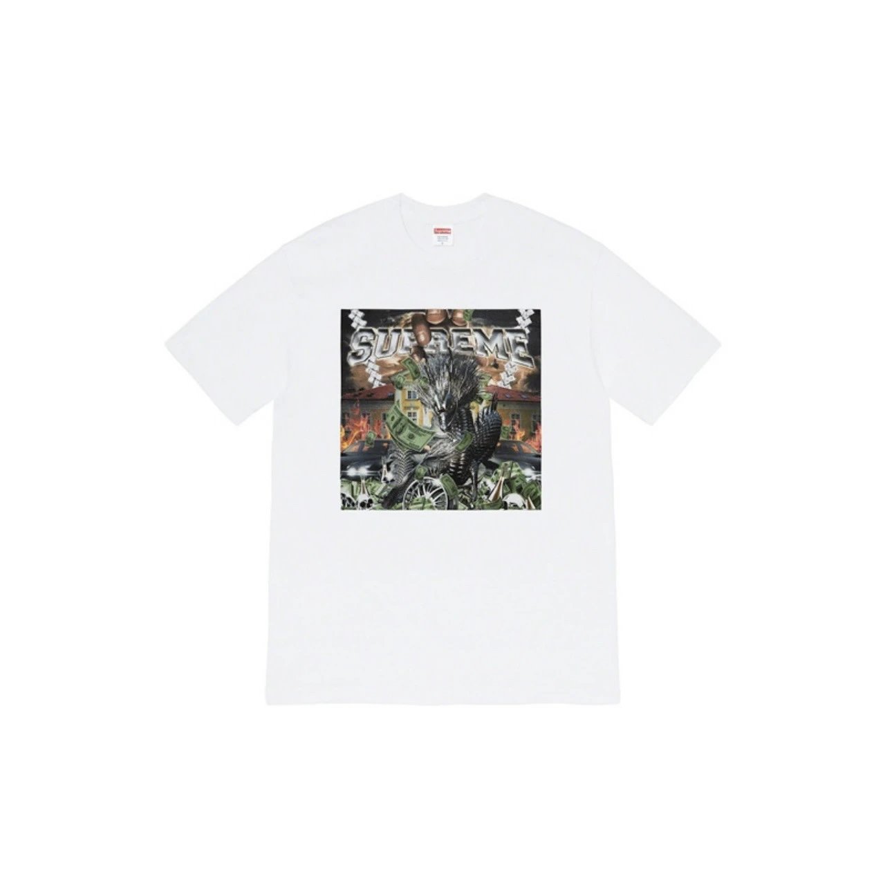 Supreme Burberry Tee — 22 white colorway — USFans Spreadsheet photo