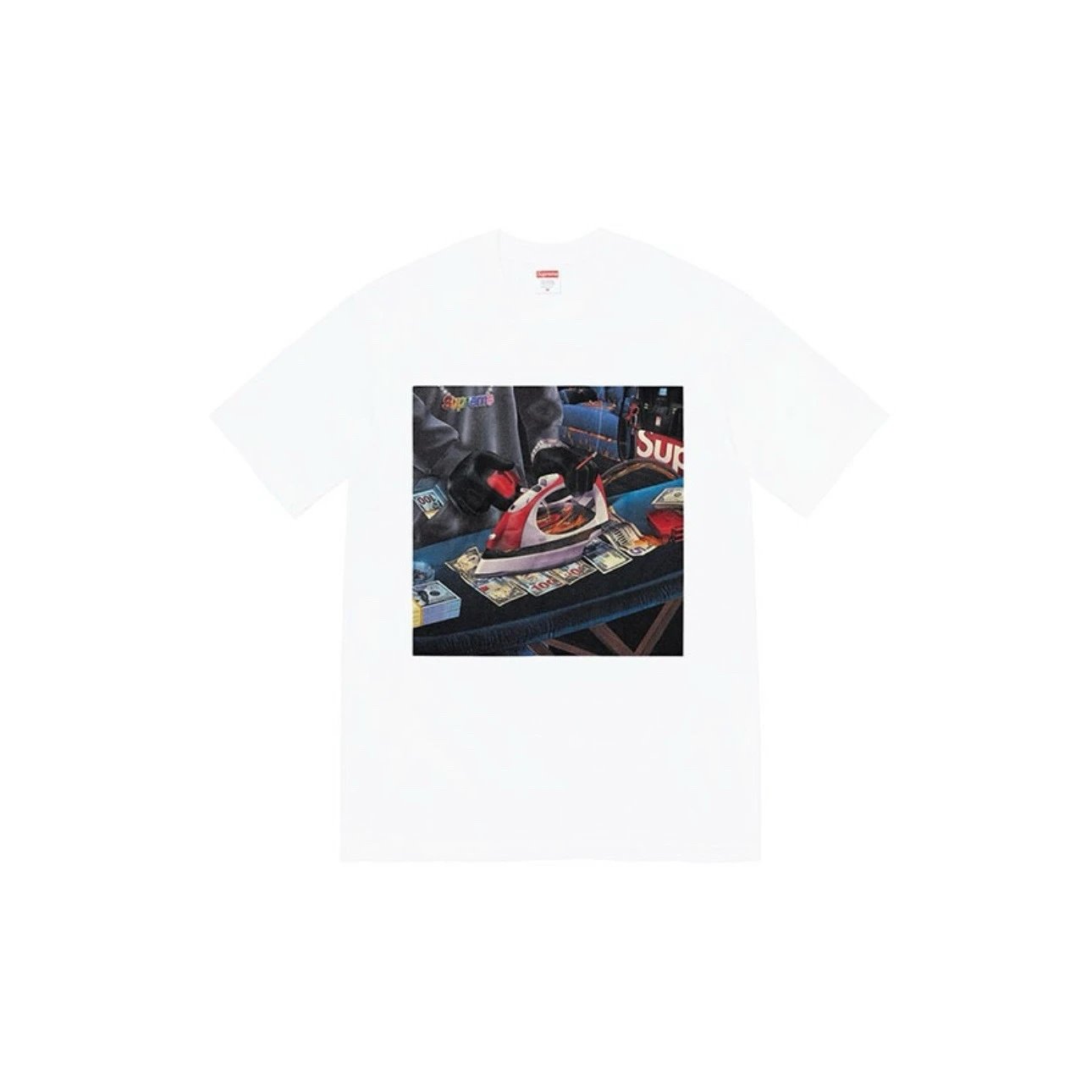 Supreme Burberry Tee — 19 white colorway — USFans Spreadsheet photo