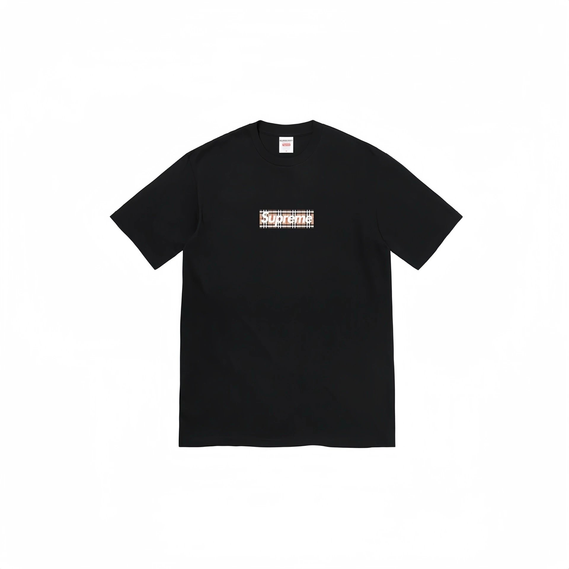 Supreme Burberry Tee — 21 black colorway — USFans Spreadsheet photo