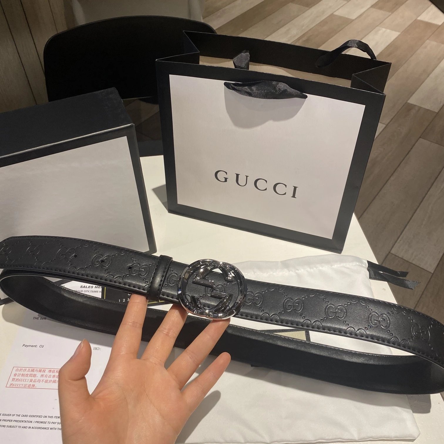 2295GUCCI古奇全套包装礼盒装腰带
 - 133520