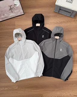 thumbnail for 2195 Angpao New Couple Outdoor Hooded Zipper Lightweight Jacket