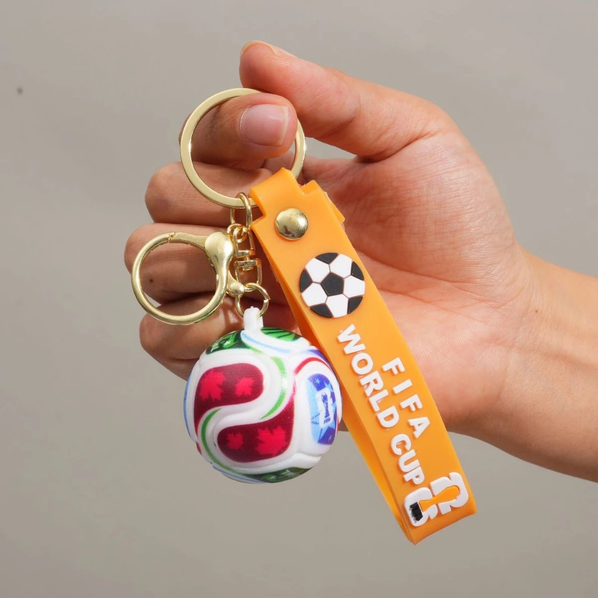 World Cup [Classic Football Style] Yellow Leather Strap Version