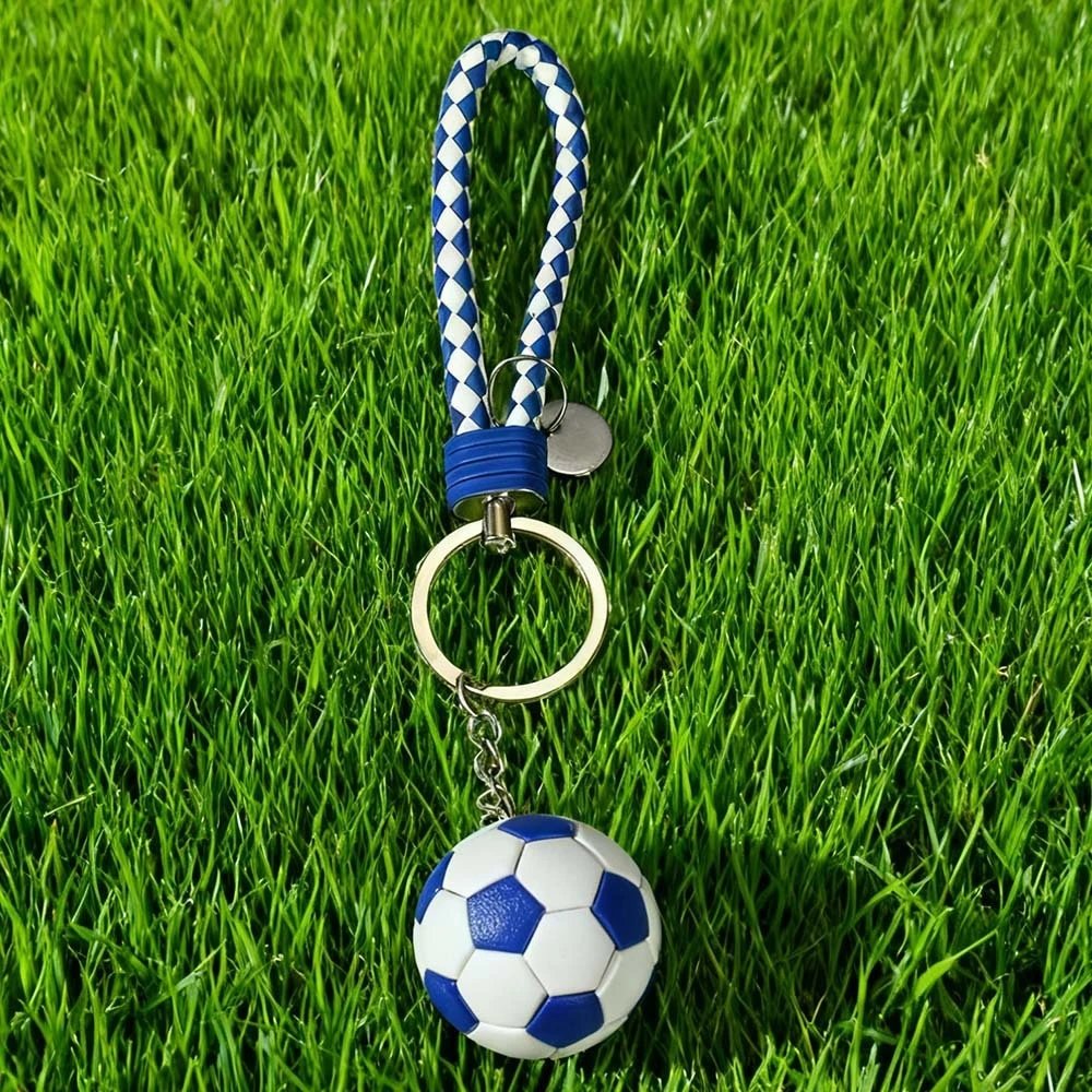 Football blue lanyard