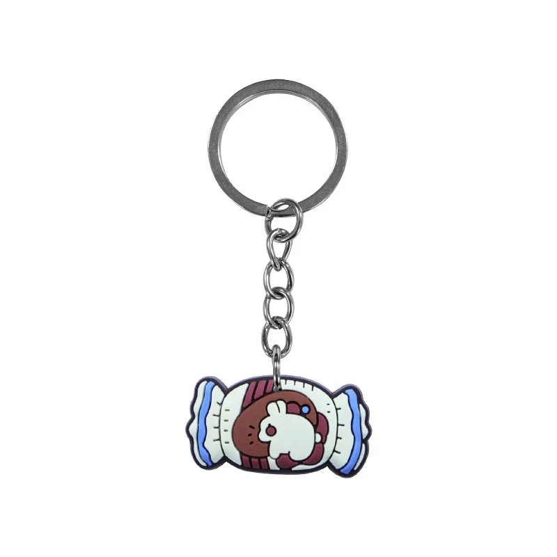 [White Rabbit] small flat key chain