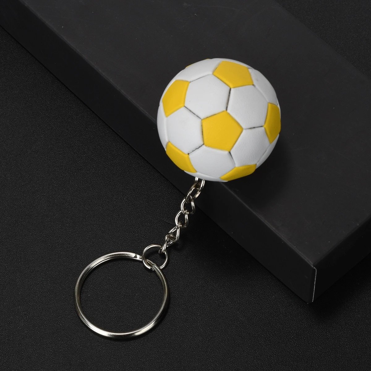 Football matte yellow white (3.6CM)