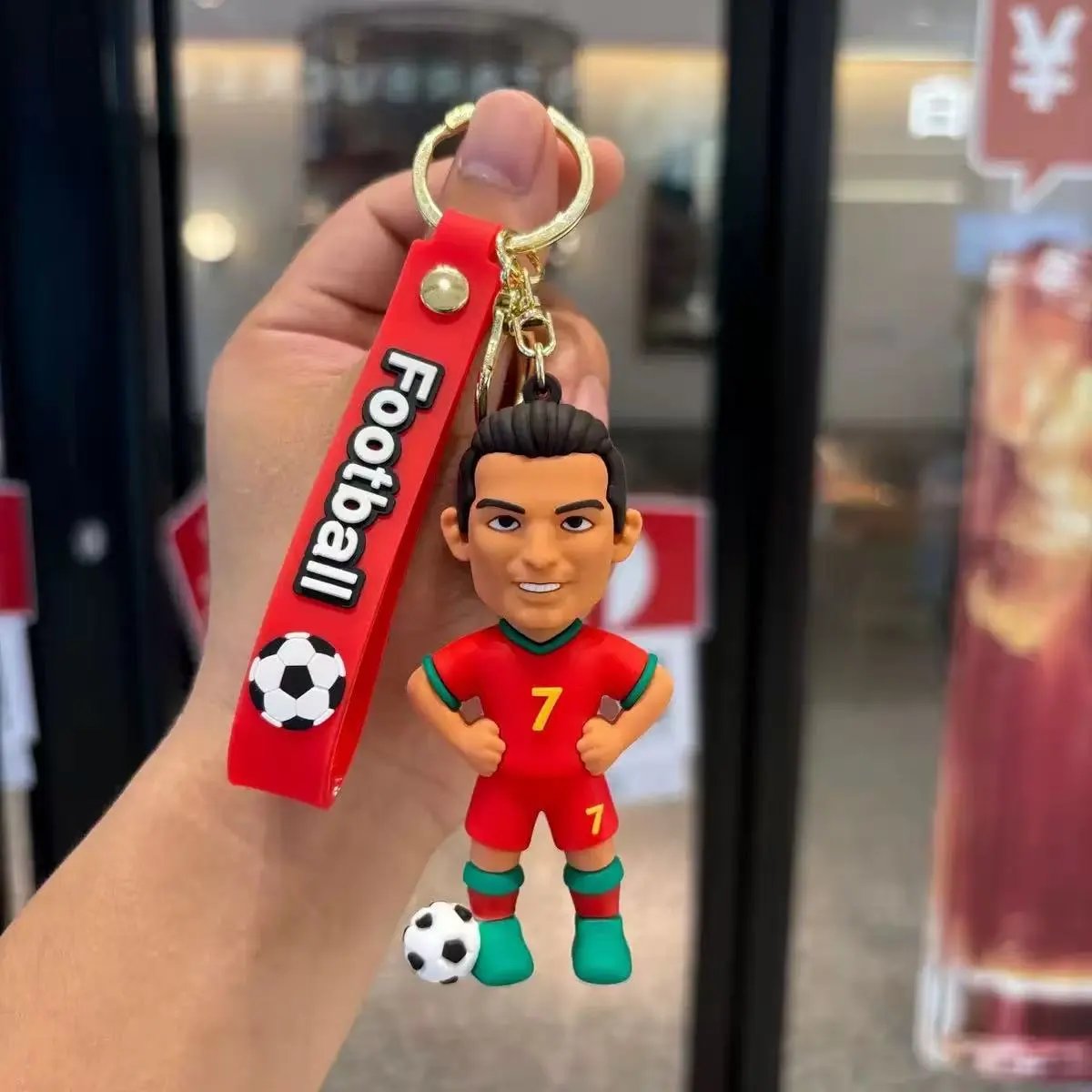 Football star Cristiano Ronaldo — [Red]