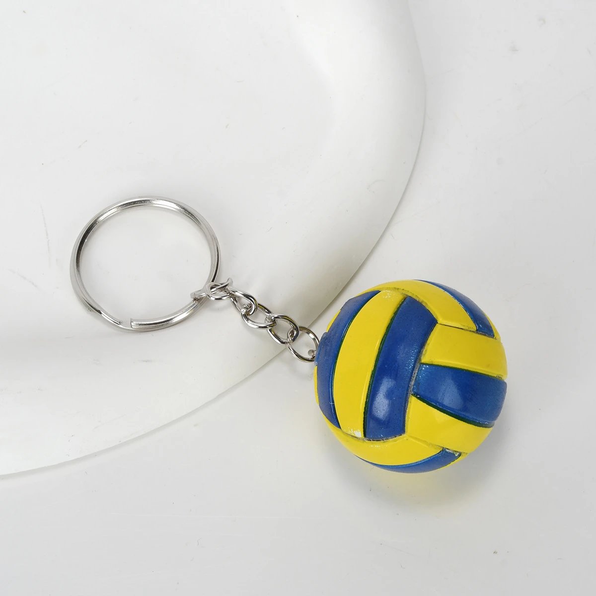 Volleyball in yellow and blue