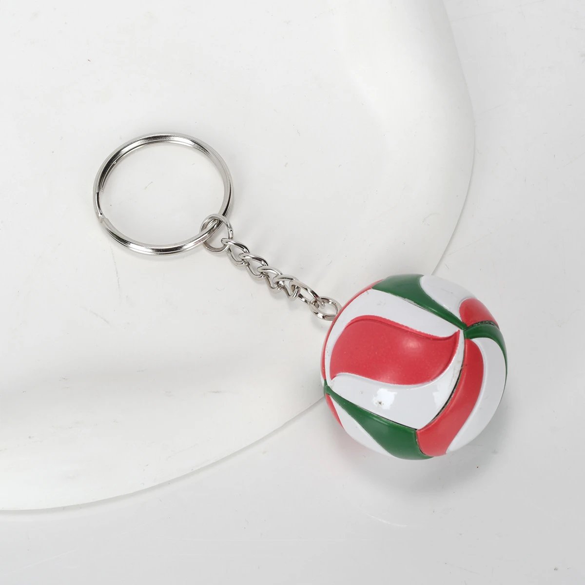 volleyball white green red
