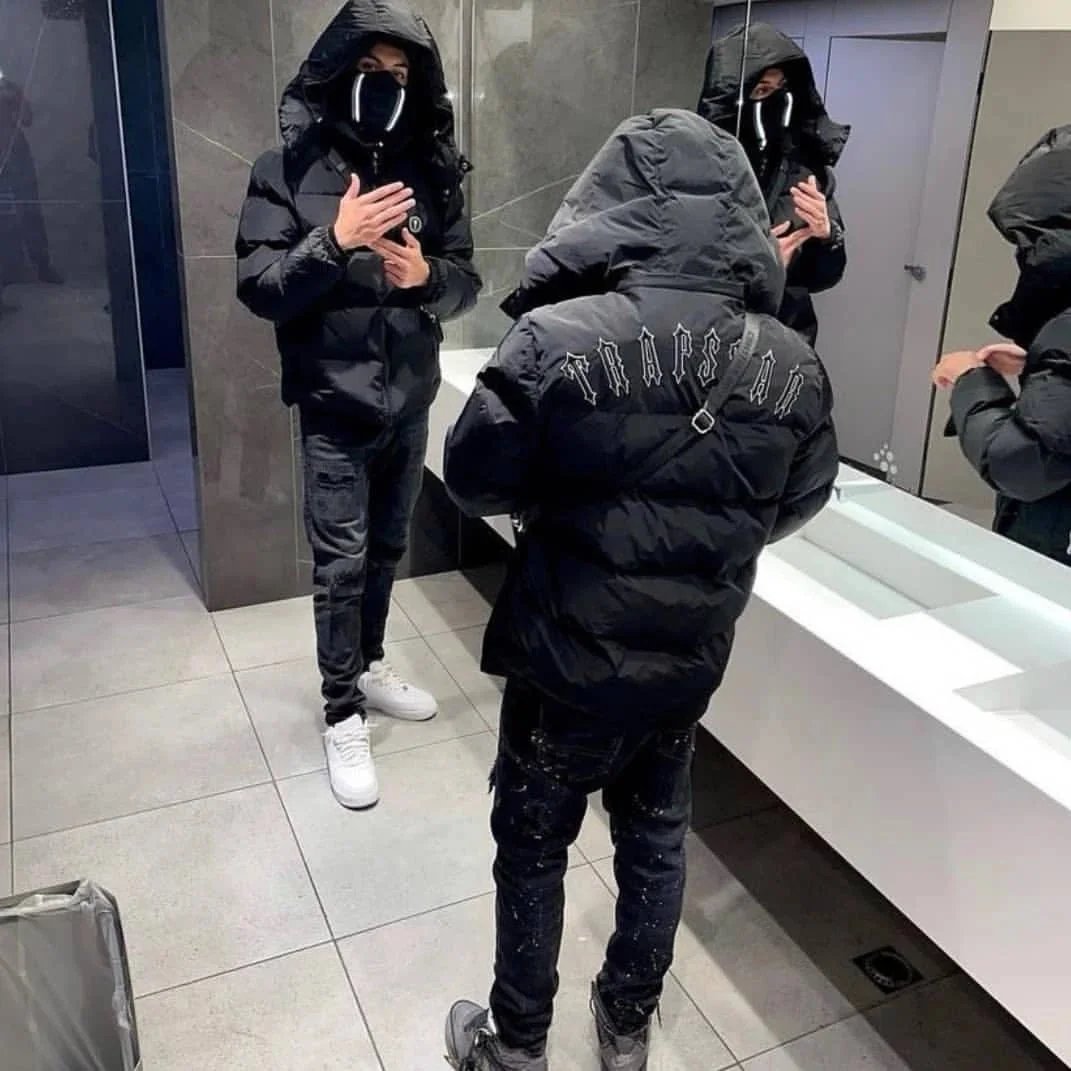 Trapstar Puffer Hooded Jacket Black - 4
