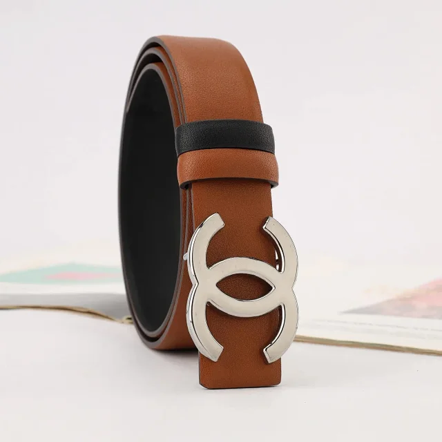 Chanel Belts Crystal double-C buckle belt product detail image 5