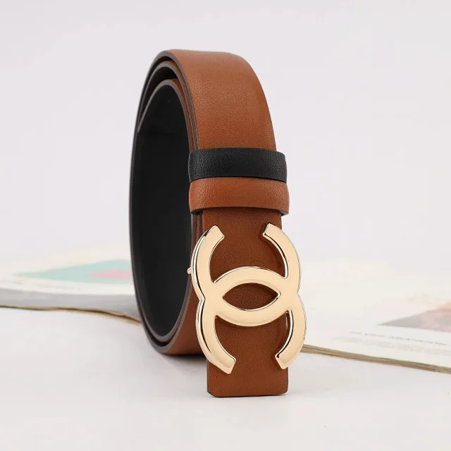 Chanel Belts Crystal double-C buckle belt product detail image 3