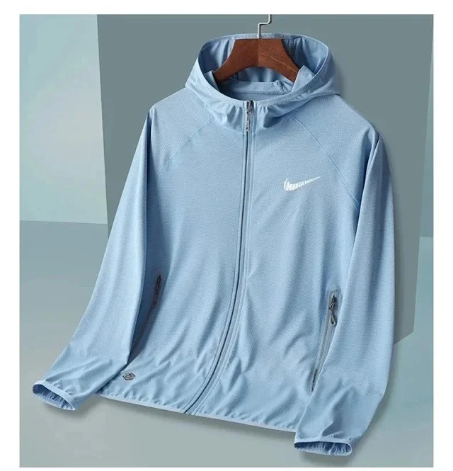 Nike Jackets Lightweight Hooded Zip-Front Windbreaker product detail image 10