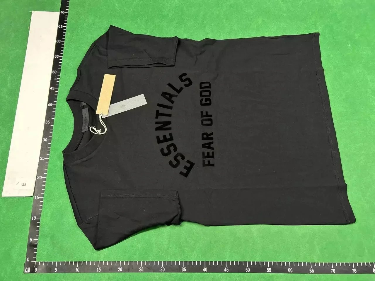 Essentials Embossed Logo T-Shirt Olive - 5