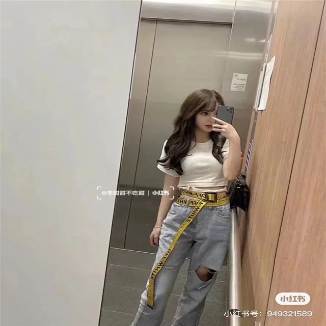 Unbranded Belts Jacquard Letter Web Belt with Alloy Buckle product detail image 11