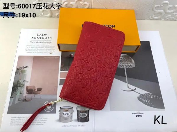 Louis Vuitton Monogram Empreinte Long Wallet Red product listing in Litbuy spreadsheet finds