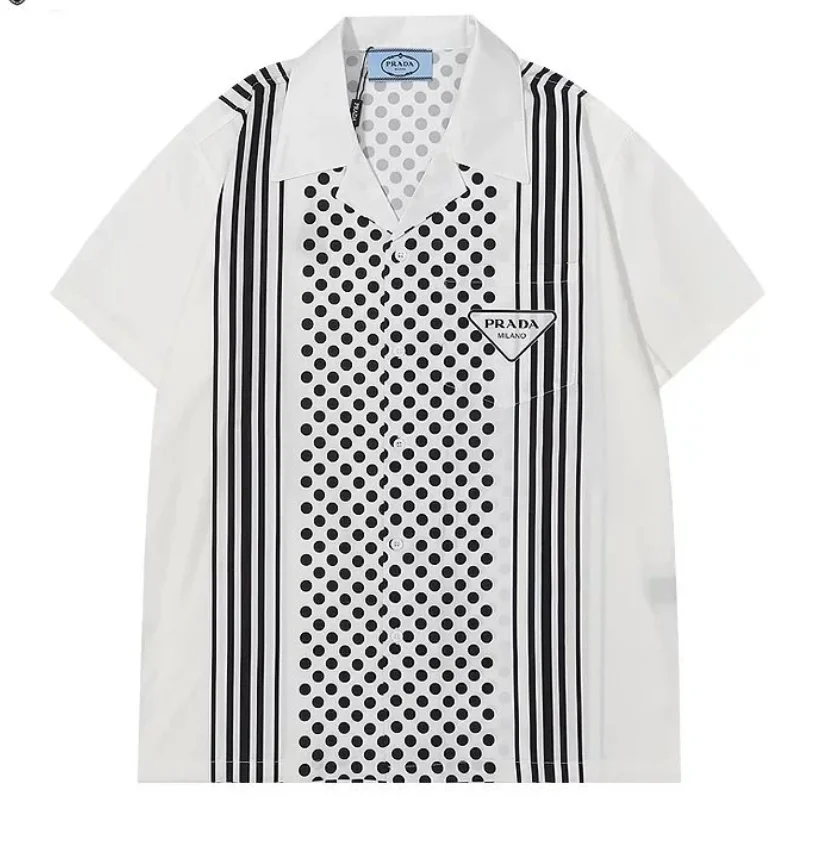 Prada White Polka Do